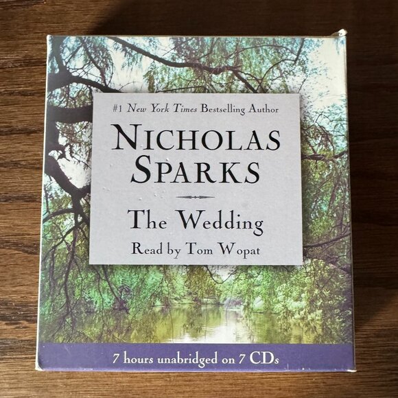 "The Wedding"  - Unabridged audiobook by Nicholas Sparks - Narrated by Tom Wopat - Picture 1 of 2